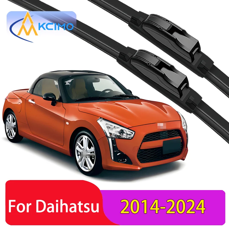 

2PCS New Wiper Blades for Daihatsu Copen LA400 2014-2024 Toyota Copen GR Sport Front Windshield Auto Wipers Blade Accessories