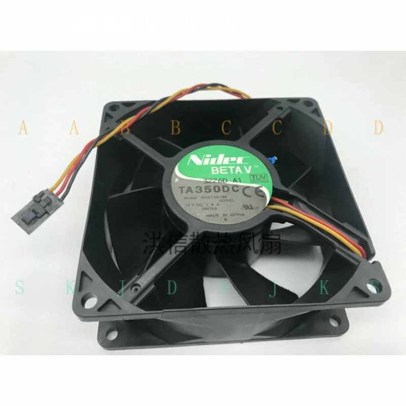 M  1pc   TA350DC M35105-58  DC12V 1.8A 3-PIN cooling fan  92*92*38mm