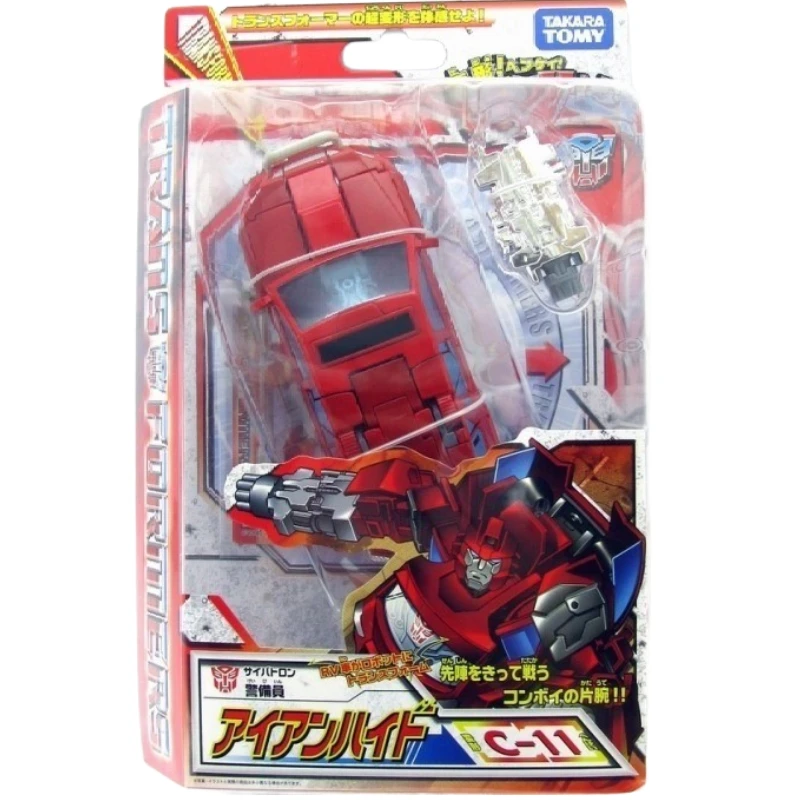 In Stock Takara Tomy Transformers C-11 Ironhide Action Robot Models Collectible Figures Birthday Gifts