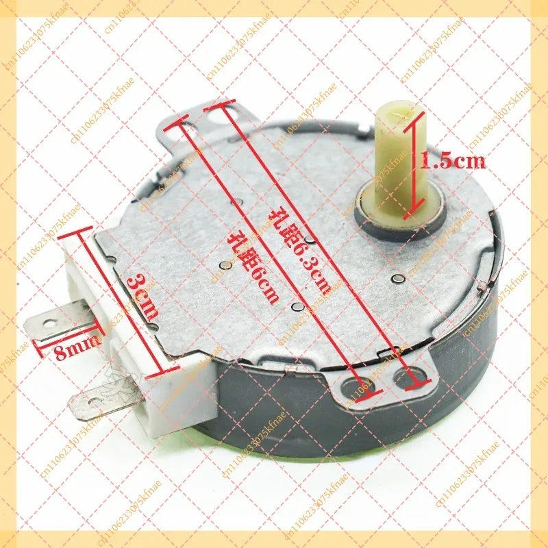 220V 4W 5/6r/min SM-2301AF1 Flat Shaft Synchronous Motor For Microwave Oven Turntable Drive Maintenance Repair Spare Parts