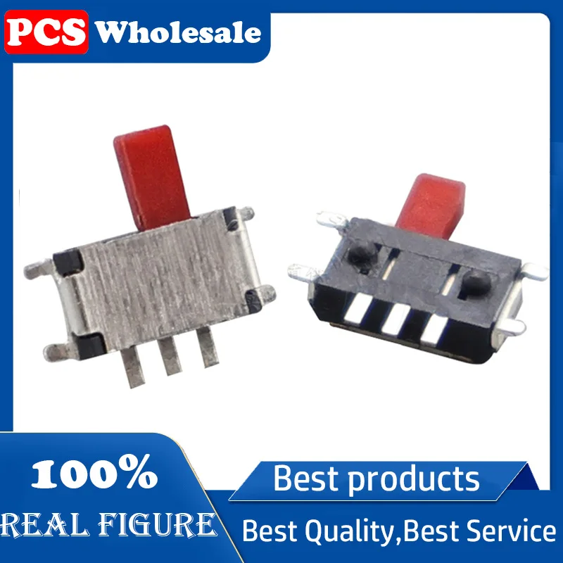 MSKT-12C00 Маленький тумблер 7-контактный мини-красная ручка 2,5H семиконтактный небольшой тумблер для поверхностного монтажа микро-раздвижной переключатель