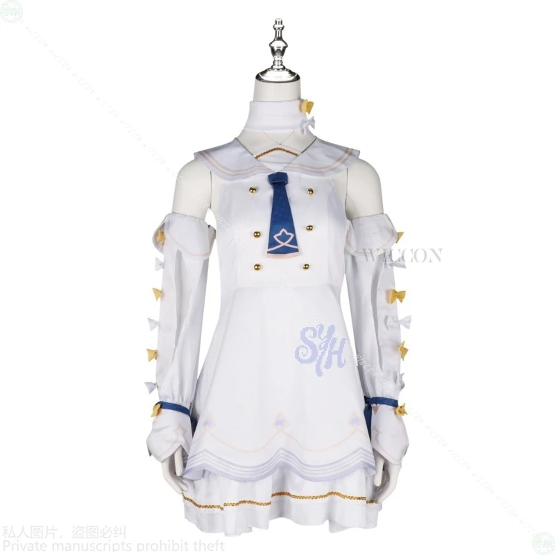 Аниме игра синий архив 코스프레 Yurizono Seia костюм белое сексуальное мини-платье костюм моряка JK Jirai Kei для девочек косплей Хэллоуин вечерние