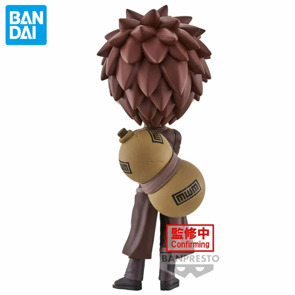 Figuras de anime originais oficiais genuínas banpresto q posket naruto gaara anime genuíno colecionável caixa modelo decoração