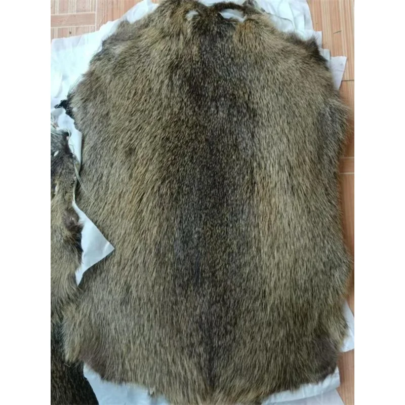 Whole Beaver Fur All-Season Car Seat Cushion Sofa Cushion Clothing Lining Mattress Fur and Leather Integrated