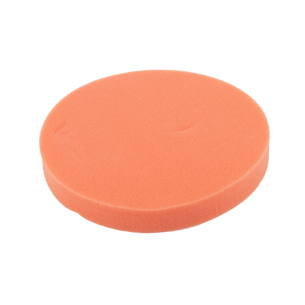 

7inch Pad 180mm Polishing Sponge Care Clean Flat Orange Rotary Tool Waxing Buffing Sale Useful Replacement 1PC