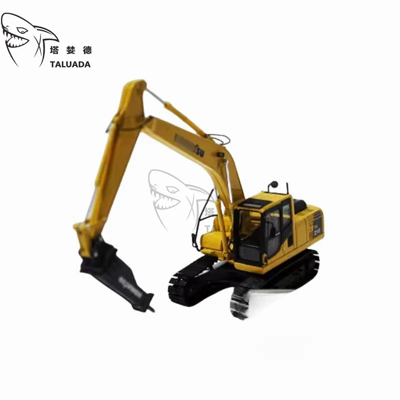 For Komatsu Alloy PC210-8 Breaking Hammer Excavator 1:50 Scale Model