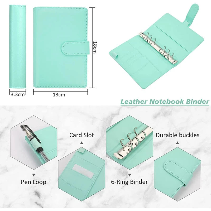 Hot TTKK A6 Binder Budget เงินสดซอง, Budget Planner Organizer ระบบสําหรับ Budgeting และ Saving เหมาะสําหรับทุกโอกาส