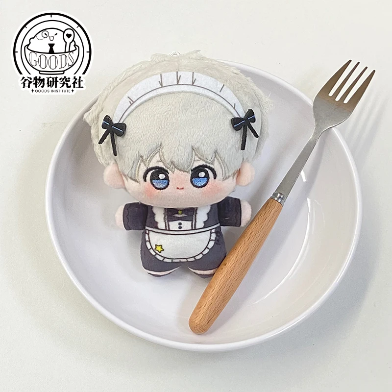 10Cm Anime LoveและDeepspace Caleb Plushของเล่นชุดแม่บ้านผ้าฝ้ายนุ่มตุ๊กตาตุ๊กตากระเป๋าเป้สะพายหลังจี้พวงกุญแจเด็กของขวัญวันเกิด