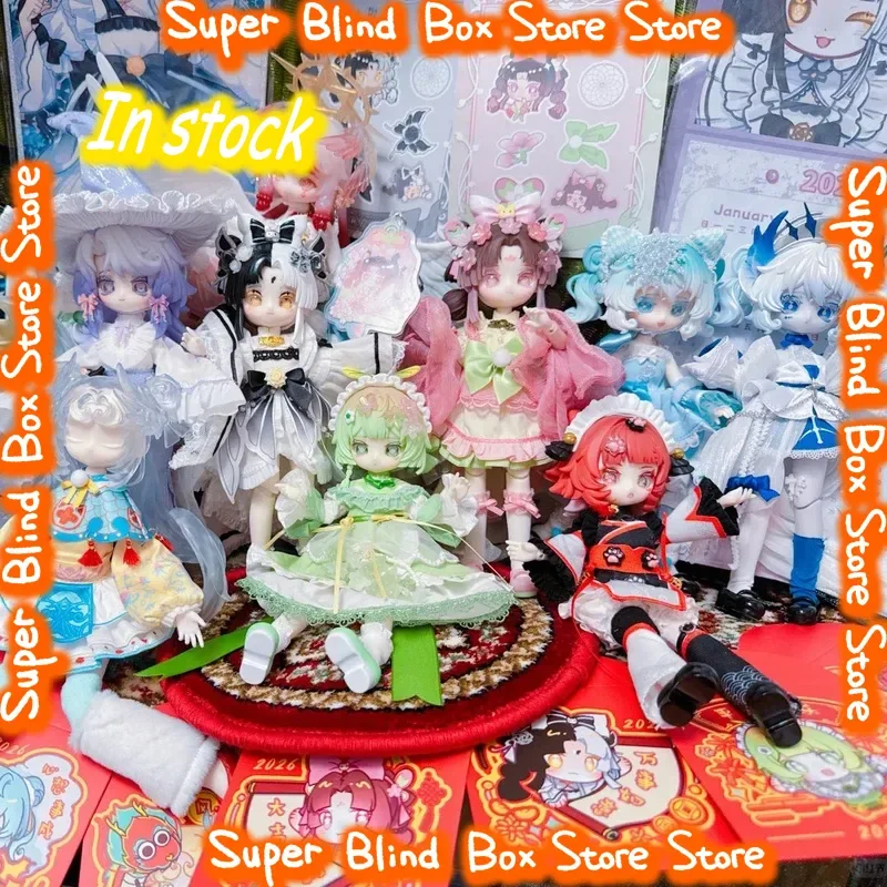 

Коллекционная артикулируемая кукла BJD Kikura Time Series 1/12 в слепой коробке, сюрприз-пакет, фигурка, изысканный подарок для девочек