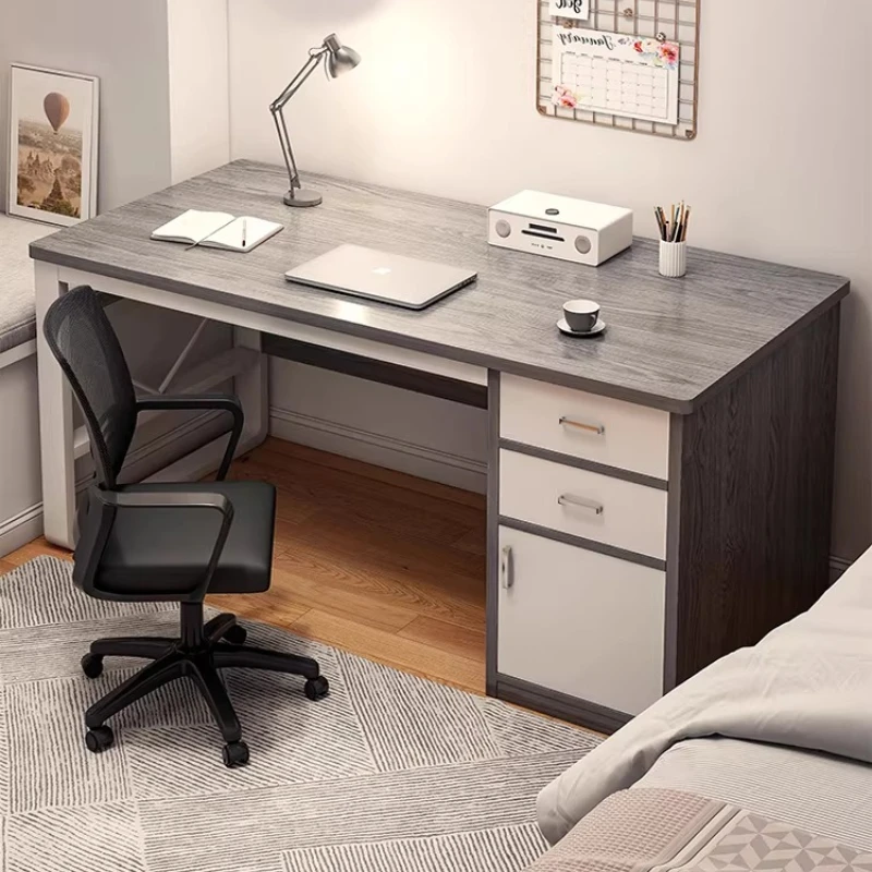 Home Desktop Computer Desk Simple Modern Bedroom Study Table Student Learning Workstation With Drawers Table Office Furniture