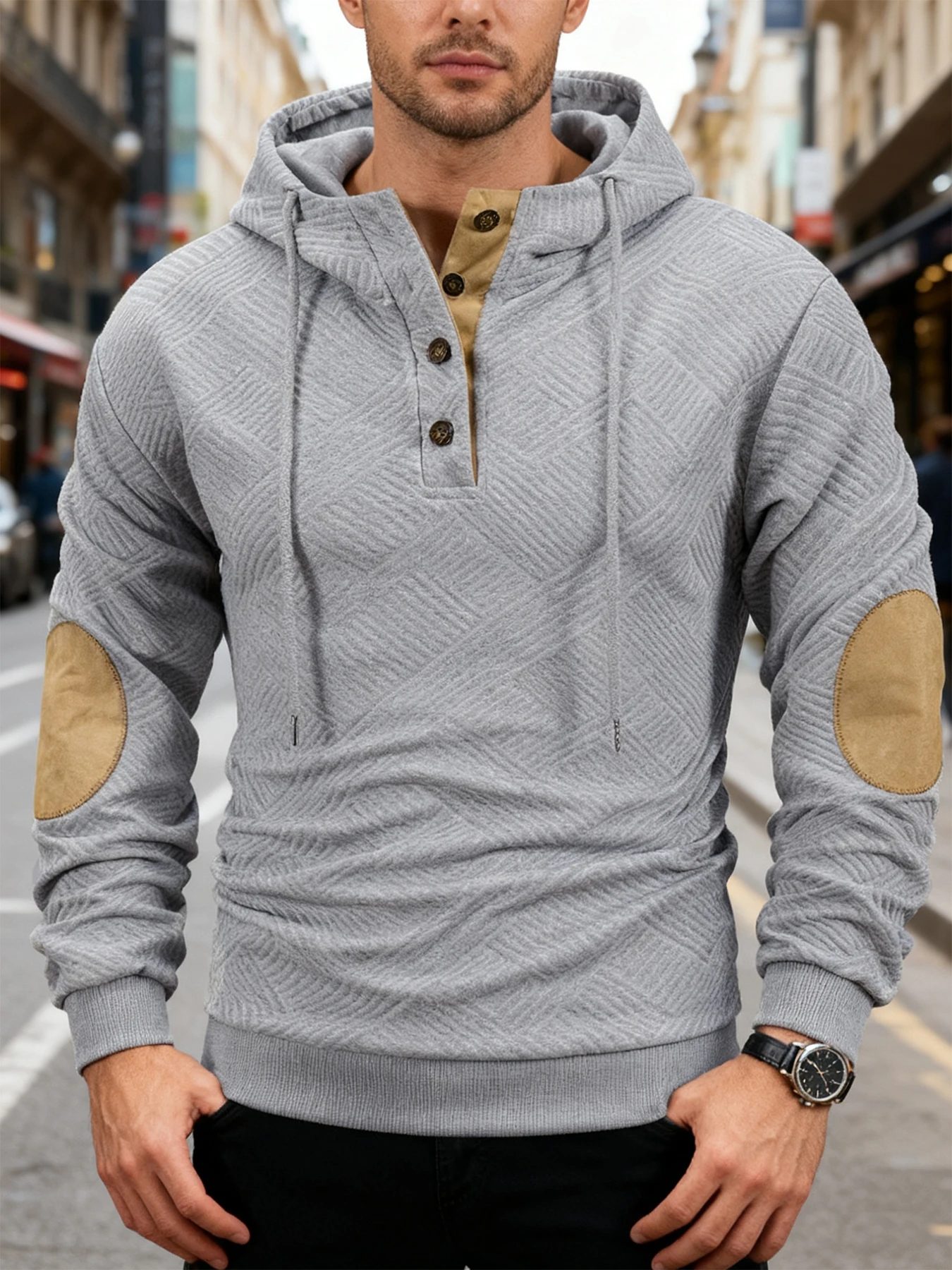 الرجال عارضة البلوز الخريف محبوك الجاكار بلون الرياضة طويلة الأكمام قمم الوقوف طوق في الهواء الطلق الذكور السترة #4