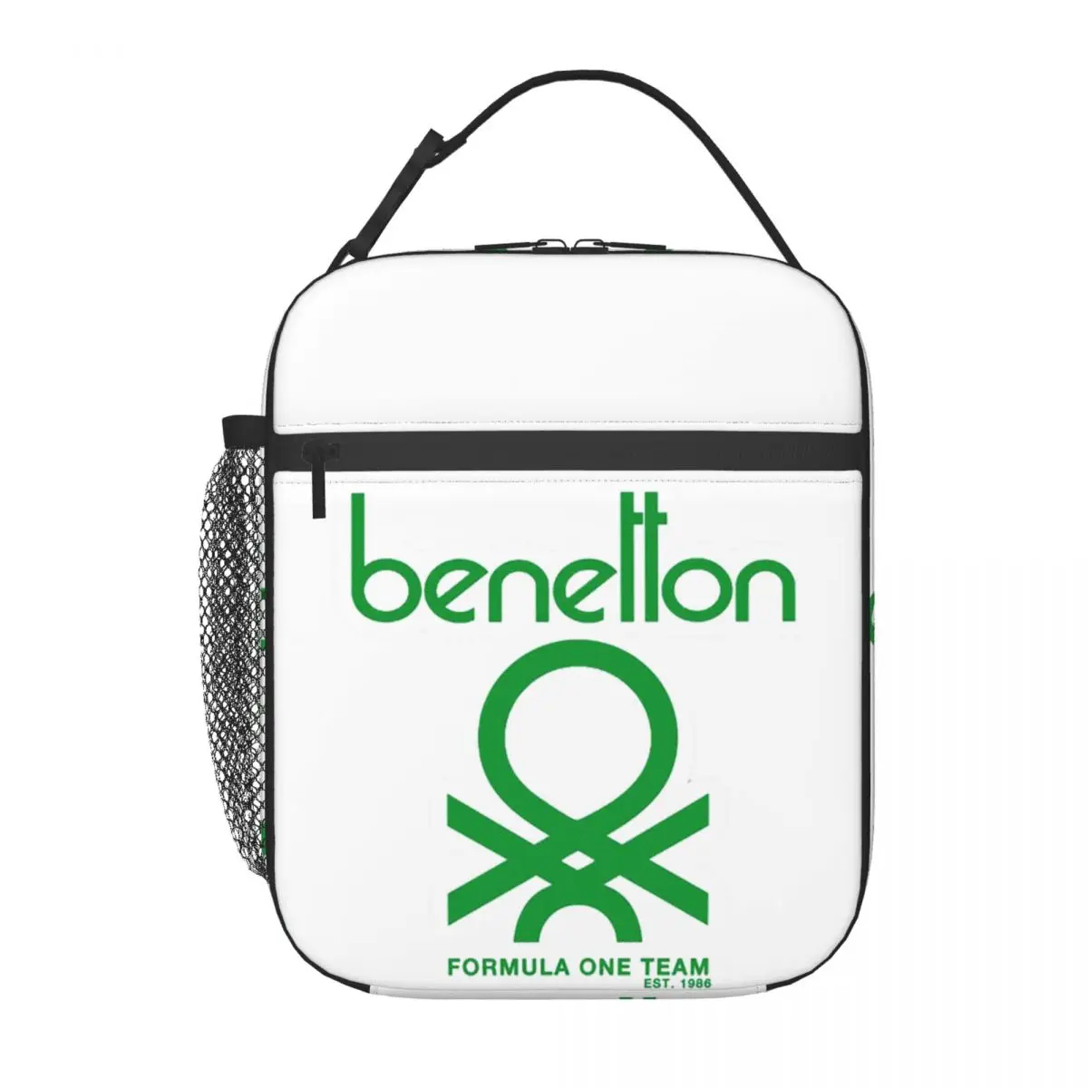 Bolsa Térmica Benetton para Mulheres e Crianças, Caixas de Comida à Prova de Vazamentos, Bolsa Térmica para Almoço
