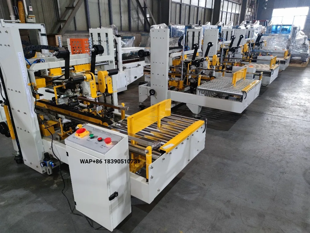 Industrial Automatic Corner Sealing Machine for Food Grade Cartons and Cans PLC Controlled Packaging Equipment
