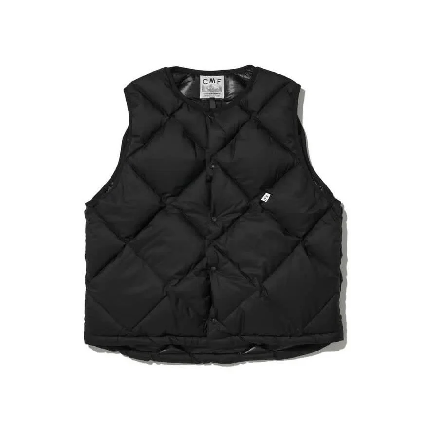 

"Rhombus Down Vest" Multi-pocket Lightweight High Fluffy Vest