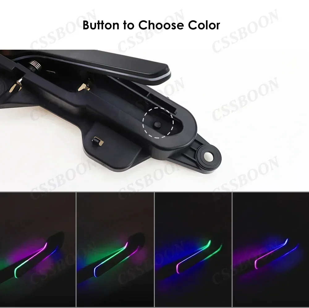 New Y Juniper Newest LED Electric Door Handle for Tesla Model 3 Y Highland Auto Pop Up Color Adjustable Automatic Door Handles