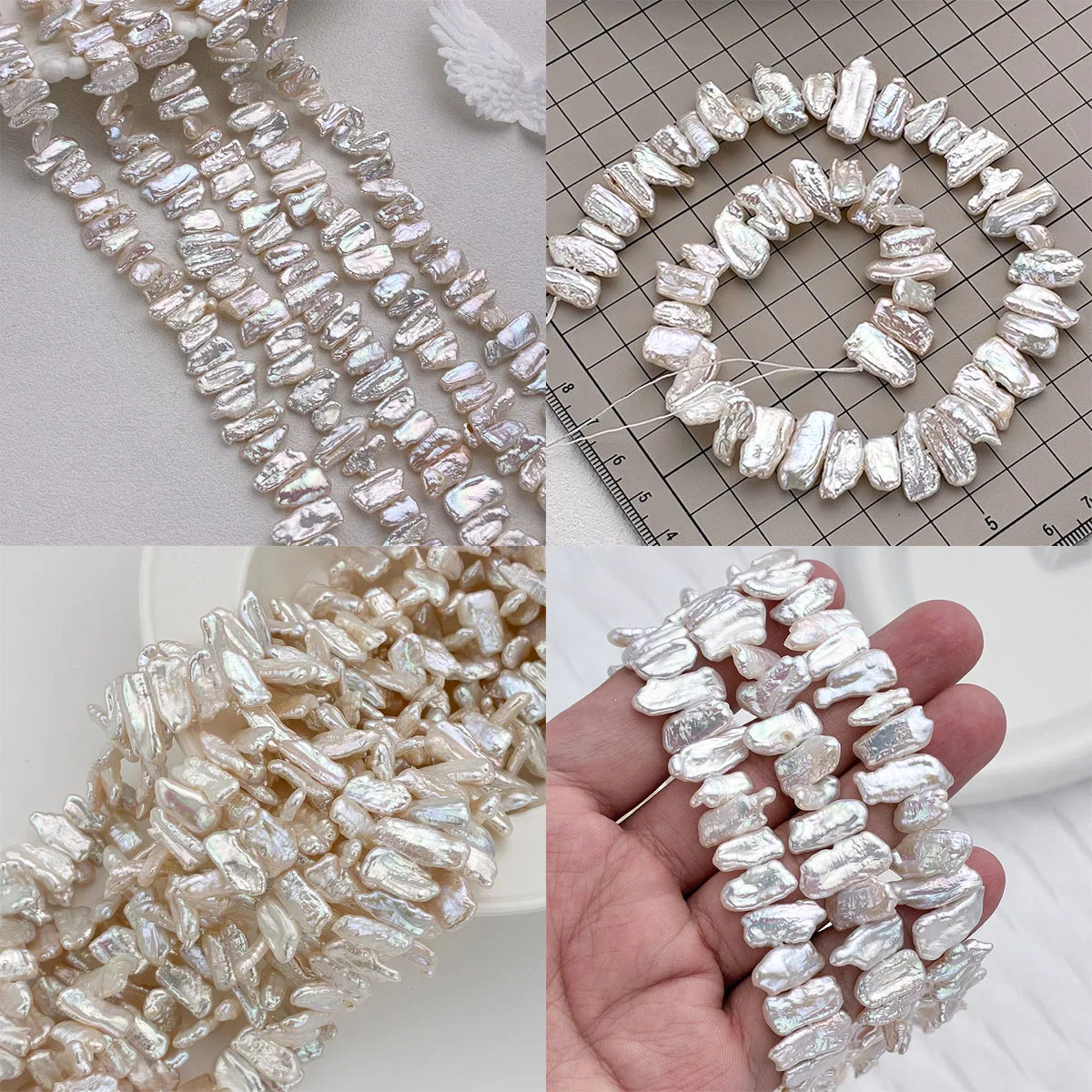

Baroque Natural Freshwater Pearl Pipa Semi-finished Loose Beads for Jewelry Making DIY Necklace Earrings Bracelet Accessories