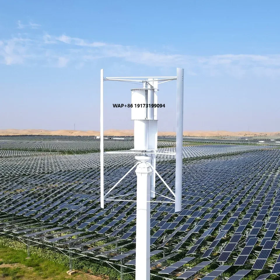 Complete Unit Generator 100Kw Hybrid Energy Manufacturers Systems Vertical Axis Wind Turbine
