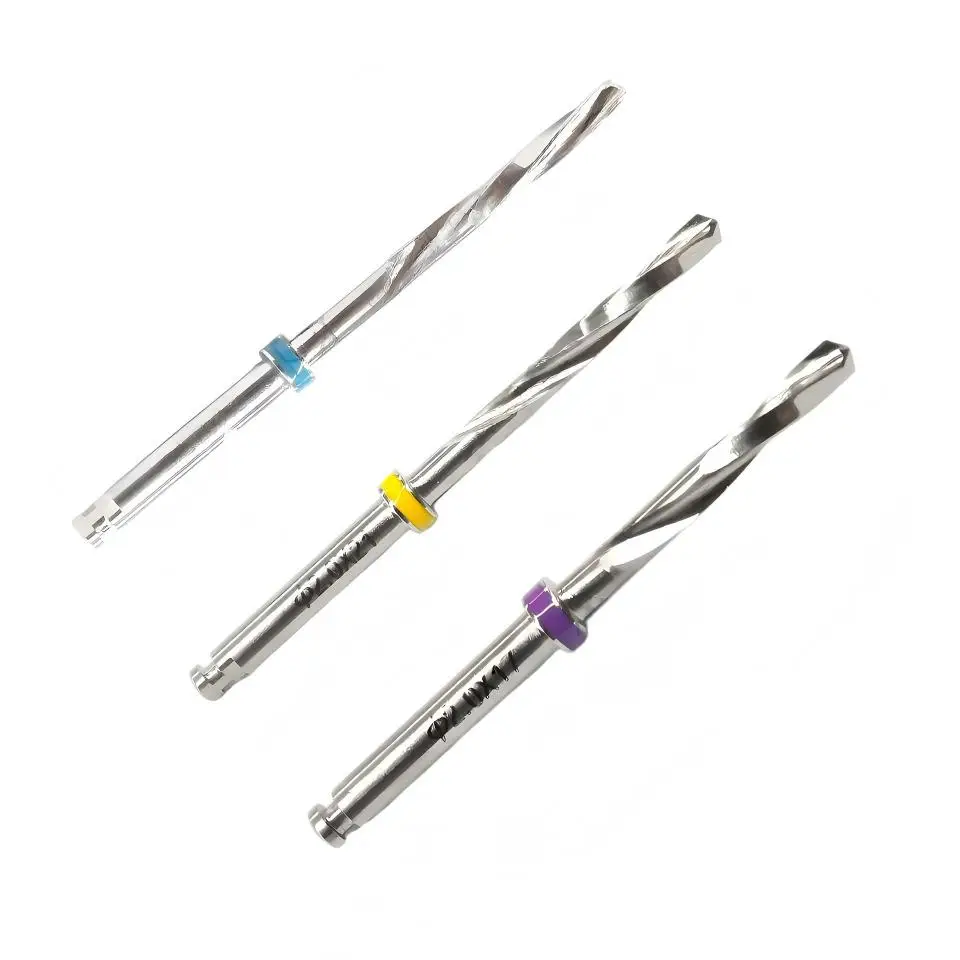 Dental Guided Implant Pilot Drill 2.0mm Fixation Pin Surgical Drill with Guide Sleeve Tubes for Bego Clinic Lab Tools Kit