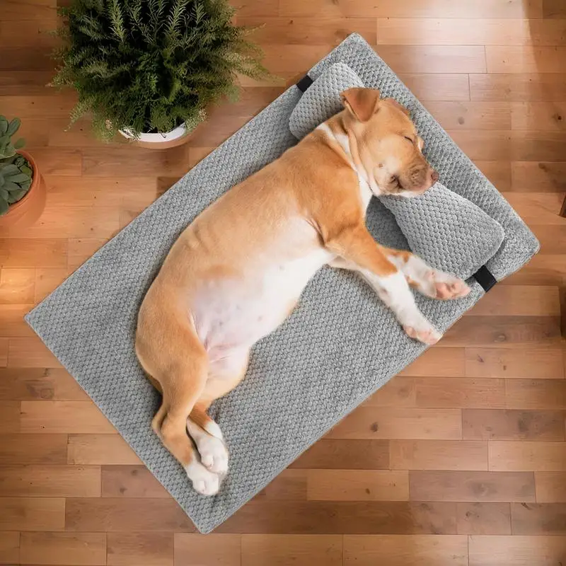 Dog Beds & Furniture Sofa Bed Mat Orthopedic With Removable Pillow Nonskid Bottom Pet Couch Bed Couch Dog Pet Bed Dog Crate Bed