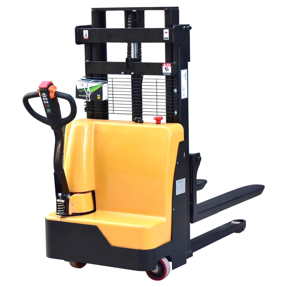 YG Customized On Special Offer Electric Stacker Stacking Forklift with 3-meter Lifting Height and 1.5-ton Load Capacity
