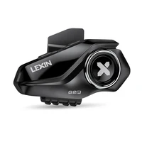 Lexin G2P motocicleta Blutooth intercomunicador casco auriculares Bluetooth, comunicador manos libres hasta 6 conductores interfono con Radio FM