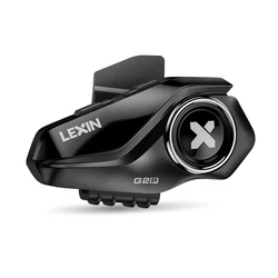 Lexin-Oreillette Bluetooth NipBluetooth pour moto, appareil de communication pour casque, sauna, kit mains-libres, communicateur jusqu'à 6 motocyclistes, interphone avec radio FM