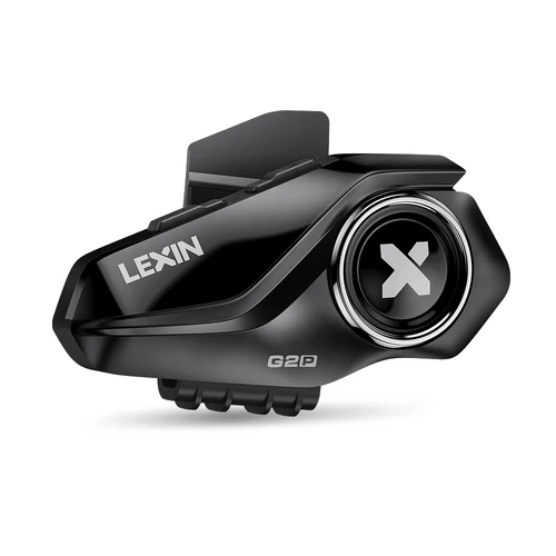Imagen 1 del producto Lexin G2P motocicleta Blutooth intercomunicador casco auriculares Bluetooth, comunicador manos libres hasta 6 conductores interfono con Radio FM