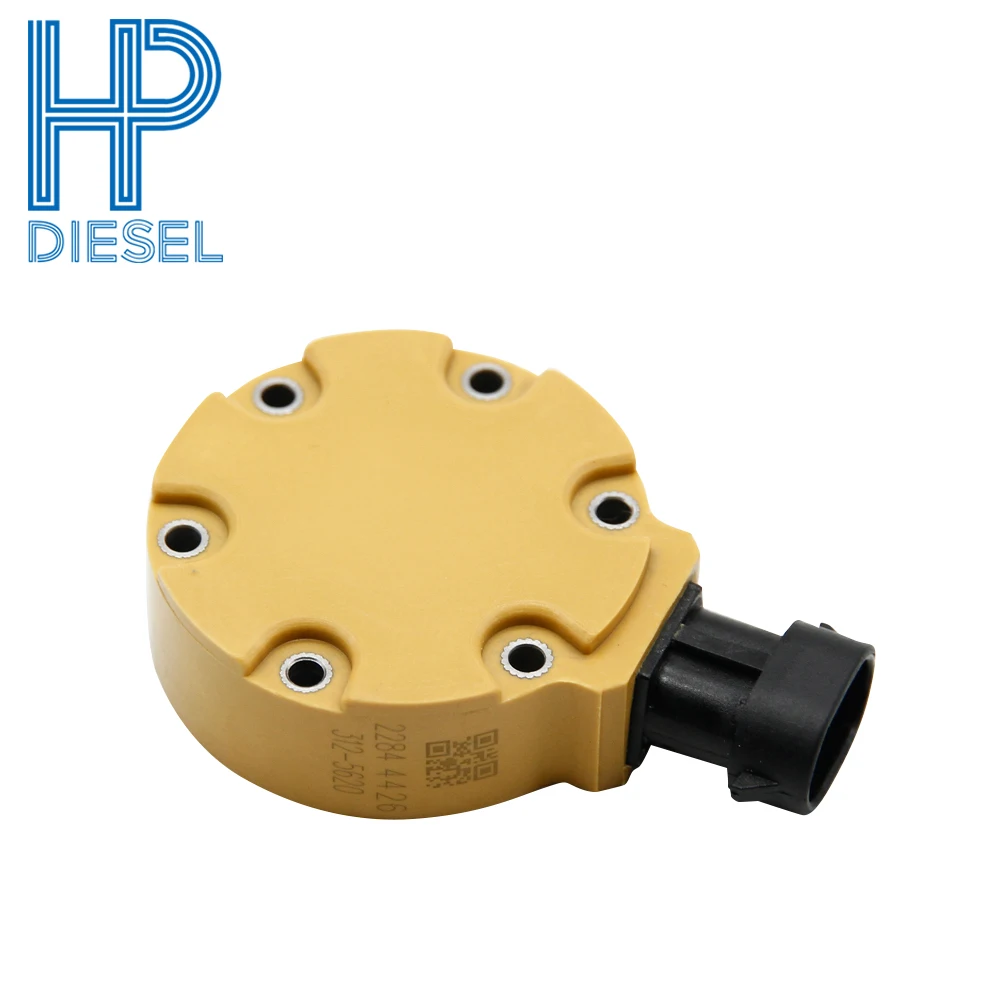 New, Electronic Solenoid Valve 312-5620, with groove, For Caterpillar 320D Fuel Pump 326-4635 C6.6 C6.4, for PERKINS / CAT 1106
