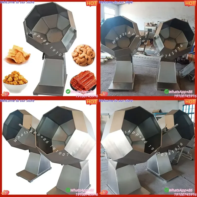 2026 Automatic Spicy Strip Snack Star Anise Seasoning Mixer with Factory Price