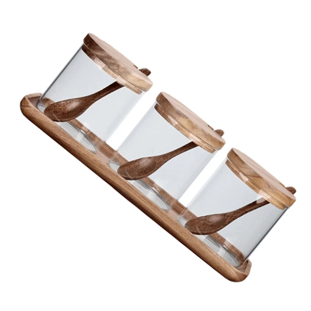 

1Set Unique Design Seasoning Jar Kit Convenient Multi-Use Seasoning Pot Salt Pepper Sugar Storage Condiment Containers