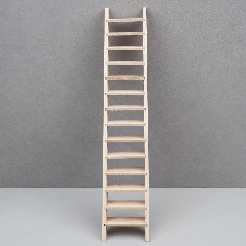 Échelle d'escalier pour maison de poupée, modèle d'escalier, accessoires de meubles miniatures, jouets de simulation, 1/12