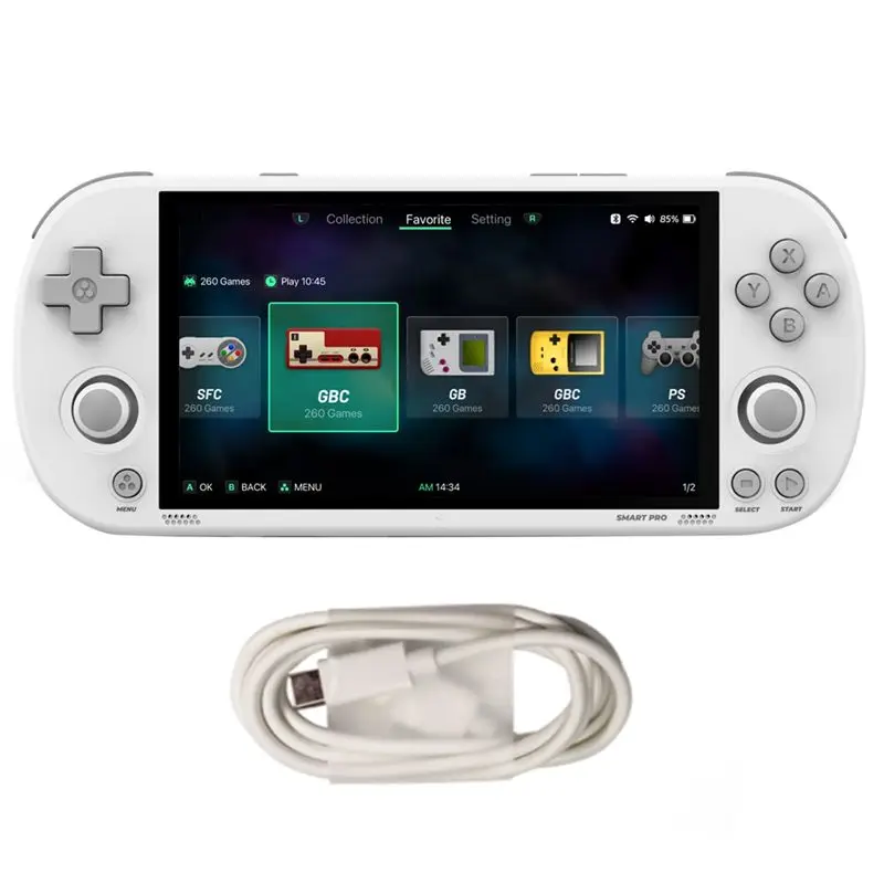 CLCU For Trimui Smart Pro Game Console 128GB 12000 Games Linux Retro Video Game Console Supports Multiple Emulators B