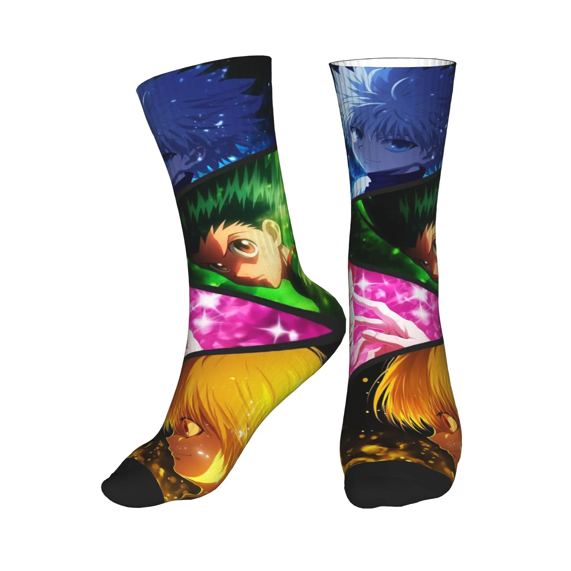 

All Seasons Anime Hunter X Hunter Sport Middle Tube Socks High Quality Crew Socks Hip Hop Stockings for Men Women