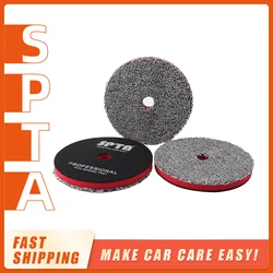 SPTA Microfiber Cutting Wax Removal Pad, Wax Applicator Pad, enceramento, polimento, Scratch, Vortex Removal Pad, 3 