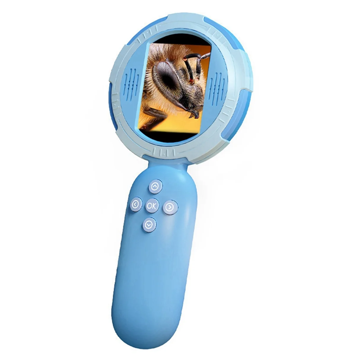 

X55A-Digital Microscope with 2inch IPS Screen 100X Pocket Magnifying Glass with Light for Adults Coin Magnifier with 8