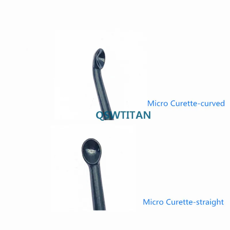 1pcs Micro Nerve and Vessel Hook Spatula Dissectors 21cm Micro Curette Nerve Surgery Instruments