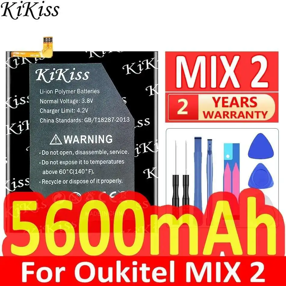 

For Oukitel Mix 2 High-Efficiency Mobile Phone Battery 5600Mah Fast Charging