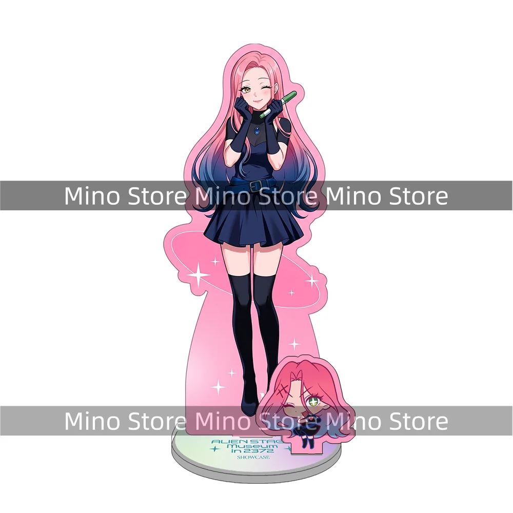 Alien Stage Mizi Sua Till Hyuna Ivan Luka 15CM Cute Anime Acrylic Stand Keychain Anime Character Desk Decor Peripheral Gifts