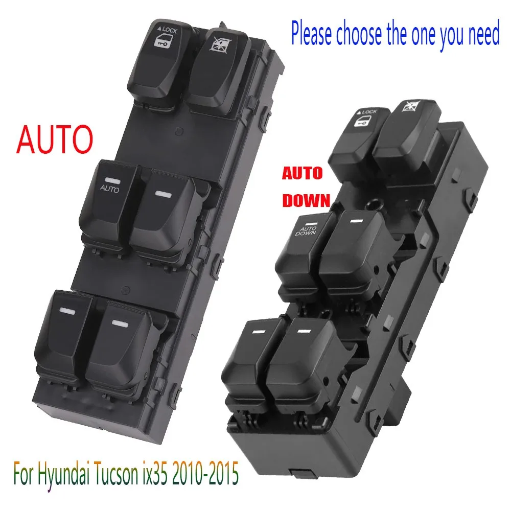 

Electric Power Window Control Switch for Hyundai Ix35 Tucson 2010 2011 2012 2013 2014 2015 Front Left Glass Lifter Button Parts