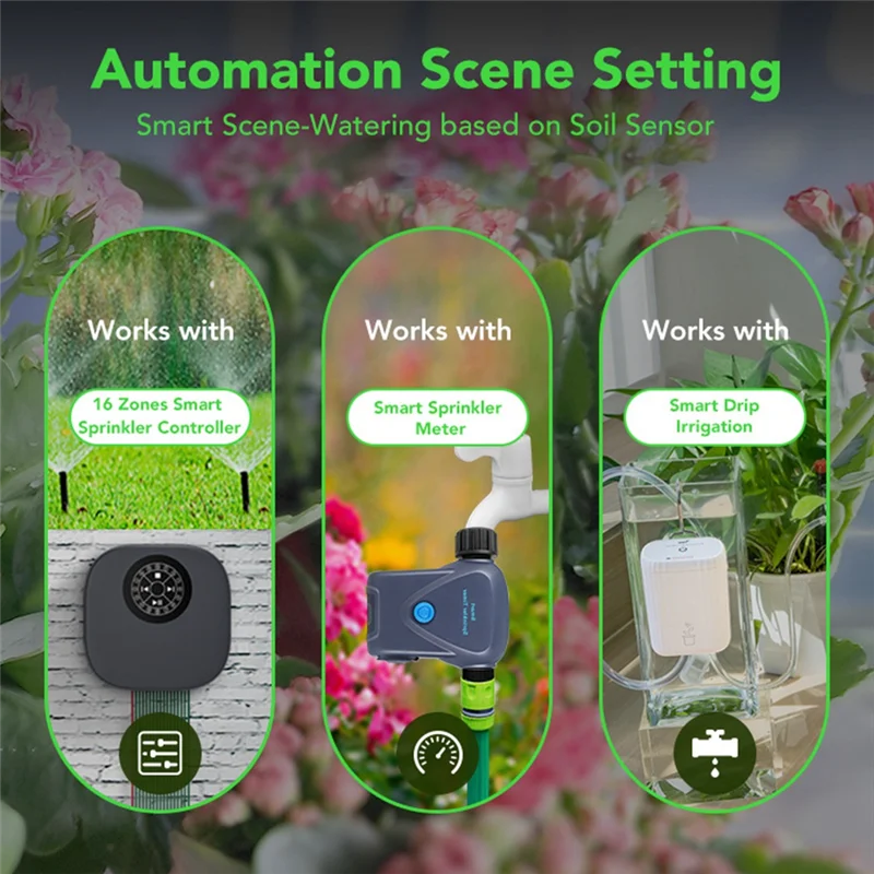 BAAY Bodendetektor Topfpflanze Feuchtigkeitssensor Detektor Fruchtbarkeitstester für Garten Bauernhof