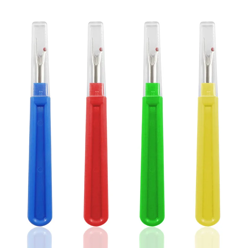 

5Pcs/Lot Plastic Handle Steel Thread Cutter Seam Ripper Stitch Removal Knife Needle Arts DIY Sewing Accessories Sewing Tools