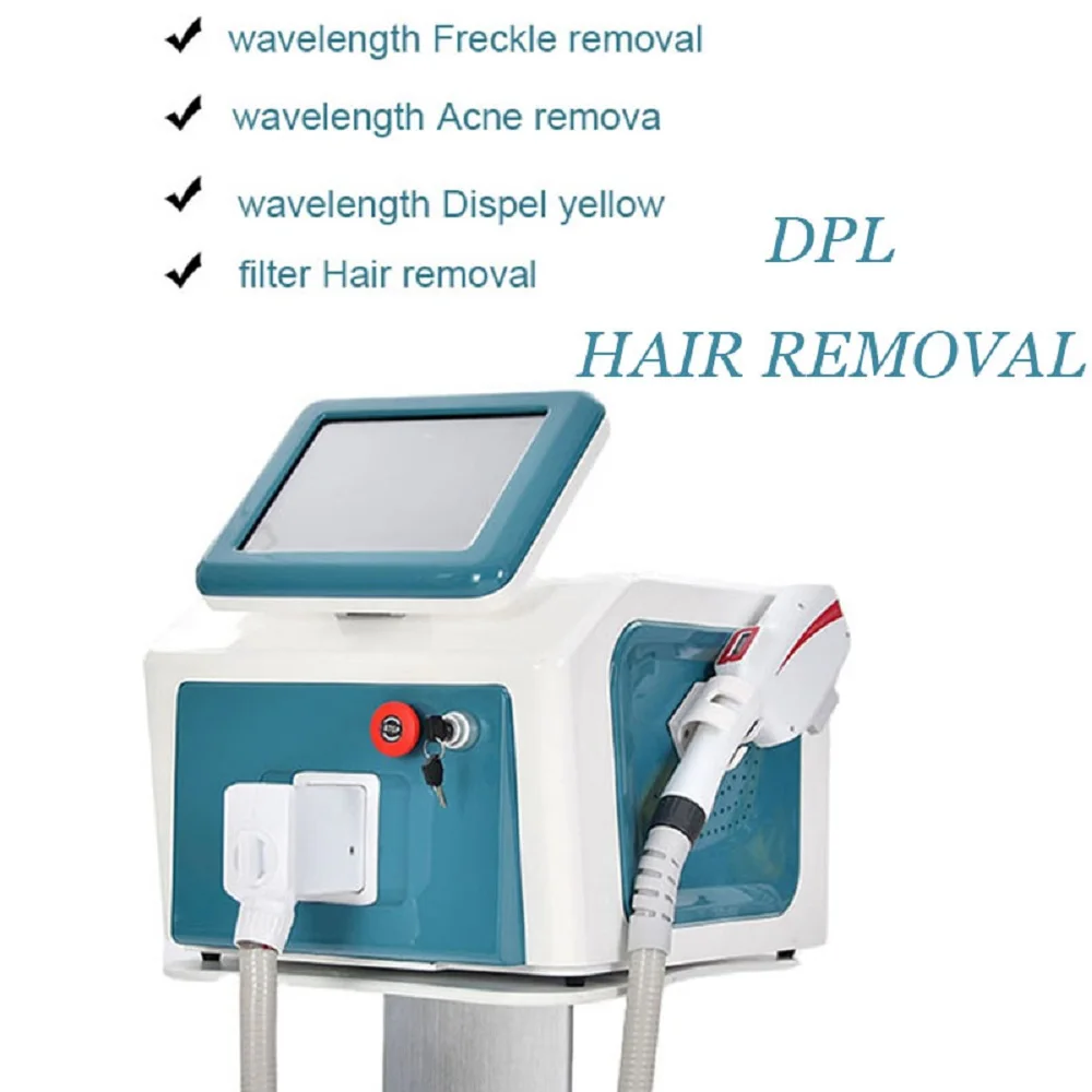 Dpl Ipl Opt 360 E-light Wavelength 480nm 530nm 640nm Hair Removal Laser Machine Painless Permanent For Salon Use