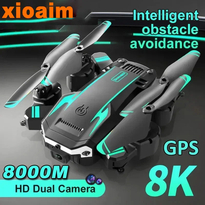 Xiaomi-Drone Mijia G6, 8K, 5G, HD professionnel, photographie aérienne, GPS, omnidirectionnel, évitement d\'obstacles, quadrirotor, distance 5000m