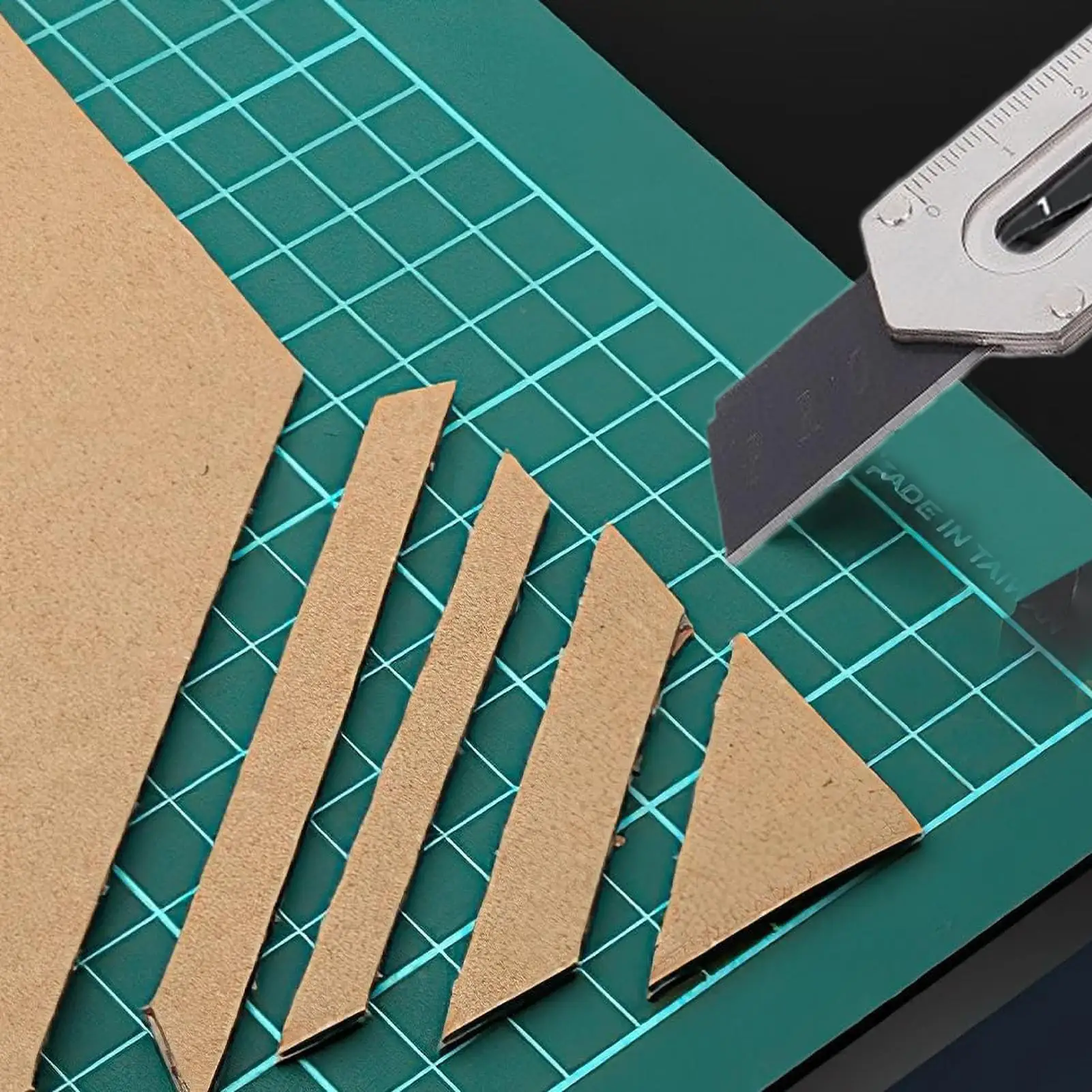 Utility Box Cutter Ergonomic Non-Slip Grip Tool Utility Cutter Stainless Steel Edge For Paper Leather Rope Cardboard Students