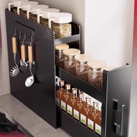 Estante escandinavo estrecho para encimera