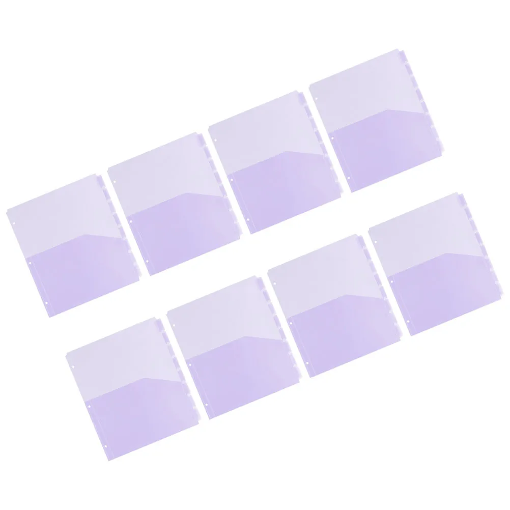 

8 шт., карманы для папок с цветным кодом, сумка для папок формата А4, органайзер, вставные разделители для документов, пластиковая папка для офисных документов