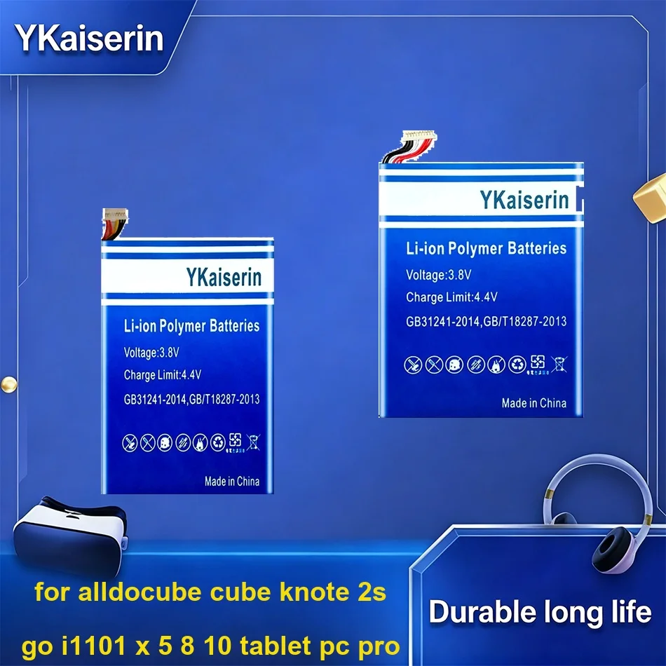 

Tablet Battery High-Capacity NV-3064148-2S 5000-7600mAh For Alldocube Cube Knote 2S GO I1101 x 5 8 10 Tablet PC Pro
