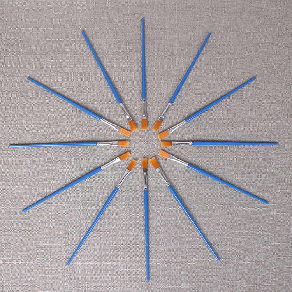 

30 шт., нейлоновые кисти для акварельных красок для волос, детский набор для рисования для акварели, масла, акриловой гуаши, лица, тела, дизайна ногтей, ремесло, керамика