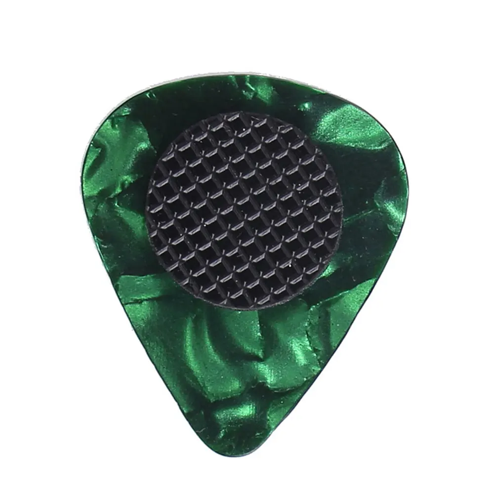 

20Pcs Guitar Pick Grips Self-Adhesive Rubber Pads Enhanced Friction for Stable Pick Control Black Guitar Supply