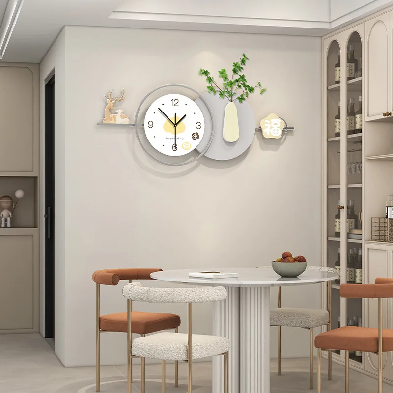 Designer Noiseless Wall Watches Large Numerals Quartz Luxury Wall Watch Clock Aesthetic Modern Horloge Murale Home Decor Items